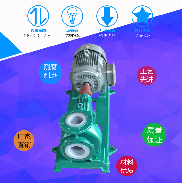  耐腐蝕氟塑料離心泵